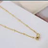 Collier ras du cou Vintage, pièce de monnaie, disque de paix, chaîne de pull Simple