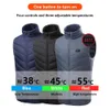 Zone hommes femmes Usb chauffé vêtements thermiques gilet de chasse hiver veste chauffante S XL