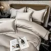 Bedding sets Egyptian Cotton Set Embroidery Duvet Cover Quilt FittedFlat Sheet Pillowcase Luxury Home Textiles Bedspreads 231025