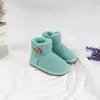 Bottes pour enfants en bas âge Pantoufles Tasman Tazz Australie Chaussures de bébé Claquettes en fourrure de châtaigne Cuir véritable Ultra Mini botte d'hiver Mules plates aux graines de moutarde Bottines de neige 22-35 2024