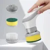 Cleaning Brushes Multifunction 3 in 1 Bathroom Sink Kitchen Window Car Electric Rotating Brush Cleaner 231025