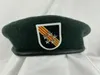 Berets VIETNAM WAR US ARMY 5TH SPECIAL FORCES GROUP Blackish GREEN BERET 5 STAR GENERAL RANK MILITARY CAP Reenactment