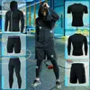 Survêtements pour hommes Dry Fit Vêtements de sport pour hommes Compression Training Set Sportswear Running Exercice Gym Tight 4XL 5XL Plus Q231025