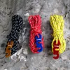 Outdoor Gadgets 4Pcs Camping Tent Reflective Guyline Cord Nylon Paracord Rope with Adjuster 231024