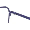 サングラスフレームヴィンテージ80年代メンズチタングラスフレームメンズスクエア眼鏡