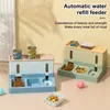 Comederos para perros Comedero para mascotas Gato Perro Alimentador automático 3 en 1 Alimentación para perros y gatos Tazón de comida Tazón doble Agua potable Soporte elevado Tazones para platos Suministros para mascotas 231023