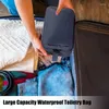 Storage Bags Makeup Bag With Dividers Waterproof Travel Cosmetic Organizer Large Capacity Toiletry Box Bin Outdoor Supplies
