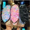 Gumki do włosów 1000pcs/pakiet Colorf Małe jednorazowe opaski do włosów Scrunchie Girl