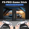 Spelkontroller Joysticks P5Pro 128G 40000 Games Retro Game Console 4K HD Video Game Console 2.4G Double Wireless Controller Game Stick för N64 PSP PS1 231024