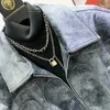 Jacken PFNW Chamois Zipper Gespleißte Jacken Koreanische Mode Casual Nischendesign Mäntel 203 Herbst Retro Trendy Neue Tops 28W1692 YQ231025