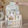 Kosmetiktaschen Koffer Frauen Make-up Reisetasche Toilettenartikel Organizer Wasserdichte Lagerung Neceser Hängende Badezimmerwäsche Hohe Qualität 231025