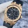 Szwajcarski Royal Oak Offshore Series Audpi Sens Watch Fashion Trend Quartz Epic Royal Oak Series 26120or 18K Rose Gold Material Data Dynamiczne przechowywanie podwójna funkcja AU