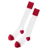 Women Socks Transparent Knee Long 1 Pair Stockings Female Leg 37JB