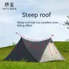 Tendas e abrigos ASTA GEAR Yun Chuan dupla face revestida de silicone dupla pirâmide 15D nylon sem haste camping caminhadas barraca ao ar livre 231024