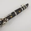 Novo júpiter JCL-700NQ b-flat tune profissional de alta qualidade instrumentos de sopro clarinete tubo preto com caso acessórios