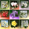 Christmas Decorations DIY 5D Diamond Painting Flowers Diamond Embroidery Mosaic Cross Stitch Full Square Round Drill Manual Christmas Gift Home Decor 231025