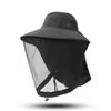 Berretti Moda Jungle Farm Outdoor Summer Mosquito Hat A prova di insetti Secchio Pesca Sole