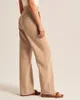 Women s Pants s Plus Size Causal Solid Color Wide Leg Elastic Waist Girls Trousers with Pockets Autumn Fashion Women Larger Clothing 231025