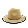 Berets 2023 Autumn Men's and Women's Rhinestone Belt Fashionable Felt Hatwoolen Hatwrapped Top Hat Round Jazz Sun Visor