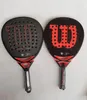 Tennisrackets JOMA Professioneel Paddle Racket Zacht EVA Face Tennisracket Met Padel Tas Cover Full Carbon 3k Panel Tennisracket 231025