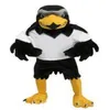 2018 Högkvalitativ deluxe Plush Falcon Mascot Costume Adult Size Eagle Mascotte Mascota Carnival Party Cosply Costum177w