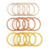 Svanshållare Allyes Colorful Bowknot Glitter Filled Jelly Silicone Bangle Lightweight Buddhist Rush Temple Armelets For Women Shiny Smycken 231024