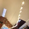 مصابيح قلادة كريستال حديثة الحد الأدنى من الدرج الإبداعي مطعم بار صافي غرفة المعيشة الكريستال شنق