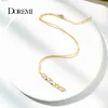 Hänge halsband doremi 6mm personligt nummer halsband namn halsband födelsekedja för kvinnor hänge bokstäver zirkoniumdatum halsband q231026