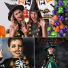 Dekorationen l Weihnachtskürbis -Leuchten Halskette Halloween Lichter Jack O Laterne mit blinkenden Modi für Party bevorzugt 1027 Ighing Ights Antern