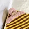 Classic Fashion Barrettes Designer Jewelry Womens Letter Fluff Hair Clips Brand Hairpin Claw Clip Hairpins High Quality Perfect Gift