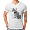 Męskie koszulki kryptowaluta kryptowaluta BTC Miner Tshirt Classic Graphic Streetwear Tops plus rozmiar bawełniany crewneck t shirt310o