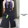 Aprons Trendy Beauty Waterproof Apron For Women And Men Coffee Shop Hairdresser Slit Overall Chef Adjustable Nail Salon 231026