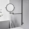 Rubinetti per lavandino del bagno Rubinetto per lavabo a cascata in rame pieno di lusso montato a soffitto per acqua fredda e dal design artistico