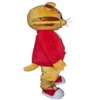 2019 Factory New Daniel Tiger Mascot Costume For Adult Animal Large Red Halloween Carnival Party189h
