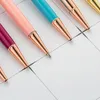 wholesale NEW Big Diamond Ballpoint Pens Bling Little Crystal Metal Pens School Office Writing Supplies Business Pen Stationery Student Gift