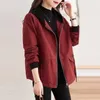 Women's Trench Coats Coat 2024 Fashion Spring Autumn Casual Ladies Hooded Loose Zipper Female Windbreaker Outwear Overcoat 4XL