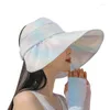 Wide Brim Hats Casual Sun Visor Hat Adjustable Sport Empty Top Gift For Friend Birthday