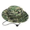 Berets Men's Tactical Camouflage Military Hat Outdoor Sports Wide Brim Sun Boonie Bucket Fishing Hiking Hunting Climbing Hats