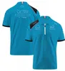Camisetas masculinas F1 Fórmula 1 Team Polo Camisa nova lapela com o mesmo personalizado F4wi Svz3