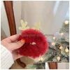 Christmas Decorations 4 Pcs Antler Hair Clips Deer Ear Hairpins Festival Headbands Pine Cones Ball Adt Headwear Drop Delivery Home Gar Dh5Pg