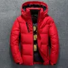 Outdoor designer donsjack Korte verdikte warme zakelijke casual winterjas met capuchon voor heren