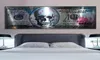 Skull Dollar Money Art Canvas Posters And Prints 100 Dollars Wall Pictures Modern Creative Canvas Painting For Living Room Decor8194945