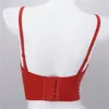 Mulheres Tanques Mulheres Verão Camisole Crop Top Sexy Cristal Bustier Corset Tops Esposa High Street Evening Club Party Nightwears Camis