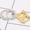 20 estilos mezclados simples pines dobles marca de lujo broches de diseñador mujeres famosas diseño de borla de diamantes de imitación traje pin fiesta de boda Jewel300o