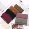 Kvinnor lång plånbok koppling handväska design dam läder pengar väska dubbel blixtlås kvinnlig armband för mode för mode