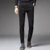 Jeans da uomo Autunno Ly Moda Uomo Grigio Verde Slim Fit Pantaloni di velluto a coste casual Stile coreano Elastico Smart Business Classico207m