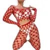 Cosplay Hot Porno Abito a rete Donne sexy Bodystockings Lingerie Maglia esotica Scava fuori Tuta Intimo Costume da festa Tute