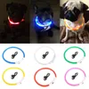 Hundehalsbänder, leuchtendes Haustierhalsband, schneidbare, leichte Halskette für kleine große Hunde