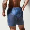 Herren Bademode Desmiit Transparent Herren Badeshorts Badeanzug für Mann Sexy Slips Tragen Strand Homosexuell J220913250l