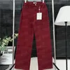 Pantaloni jeans da donna di design Pantaloni jeans classici a vita alta Pantaloni jeans stile hiphop street per signora